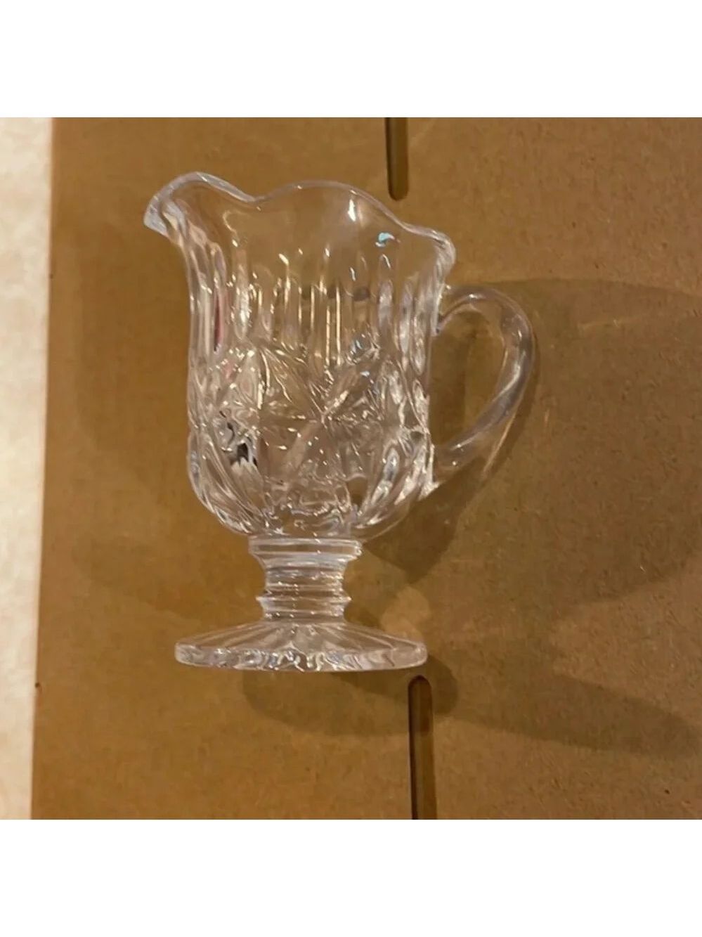 Vintage 19th Century Crystal Creamer, Pre owned - Picture 3 of 4